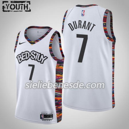 Kinder NBA Brooklyn Nets Trikot Kevin Durant 7 Nike 2019-2020 City Edition Swingman